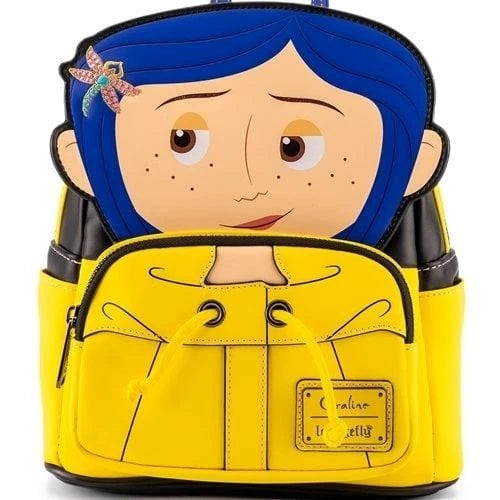 Coraline Raincoat Cosplay Mini Backpack Loungefly